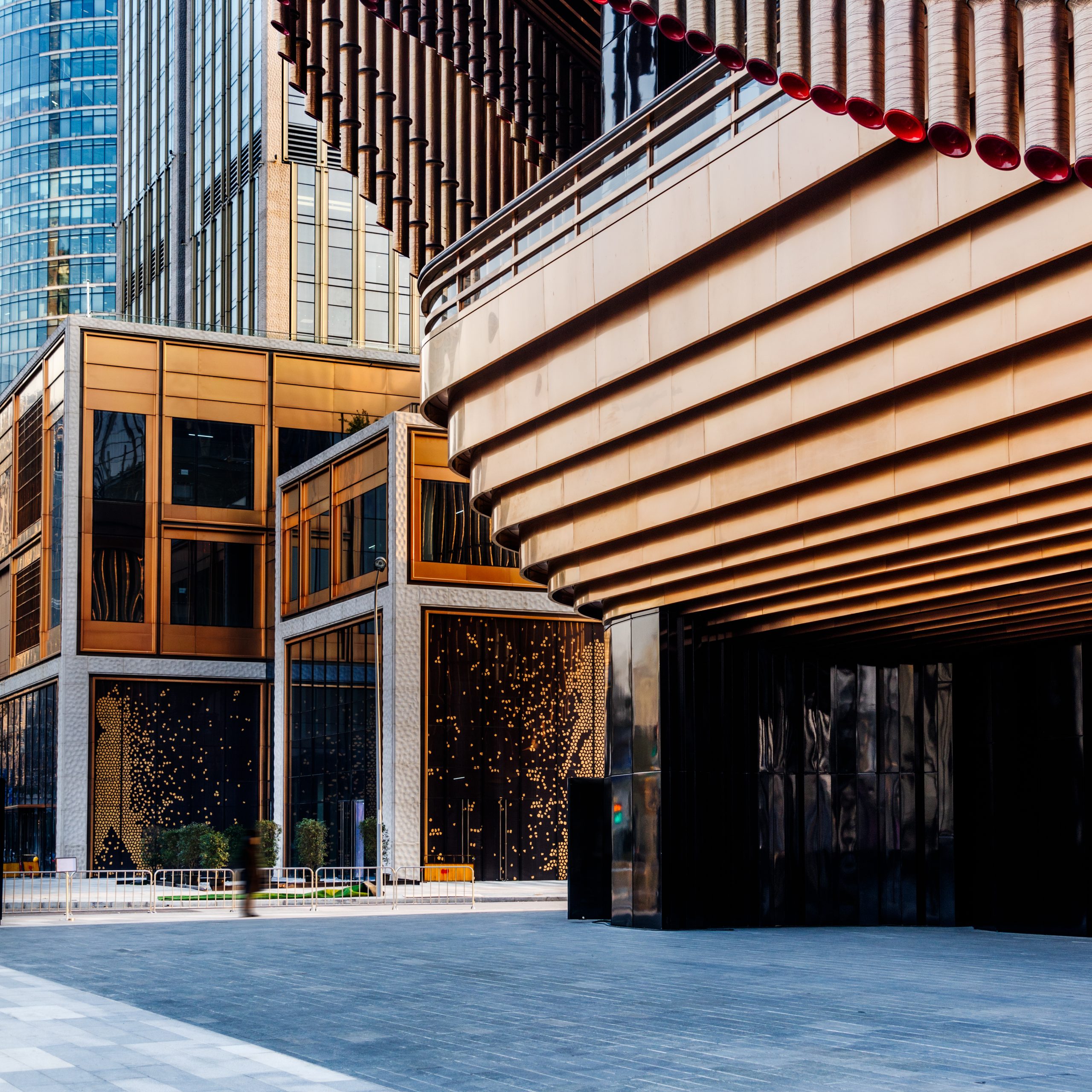 Home Architecture 144 square front modern office buildings scaled